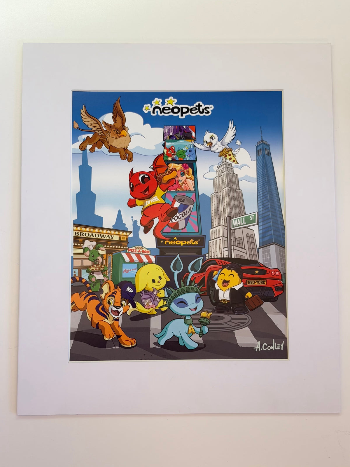 Neopets in Neo York Limited Edition Art Print (Event Exclusive)