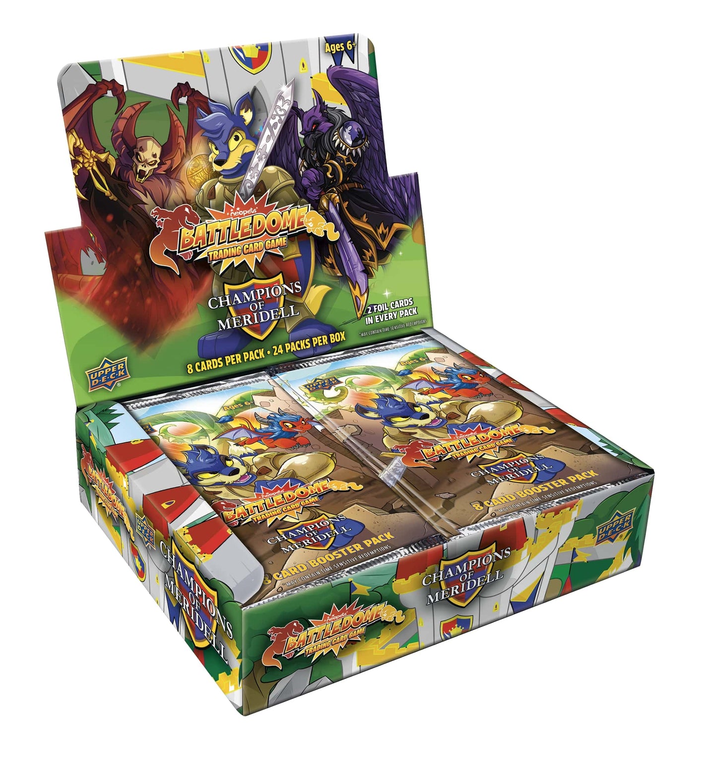 Neopets Battledome Trading Card Game – Champions of Meridell Booster Box
