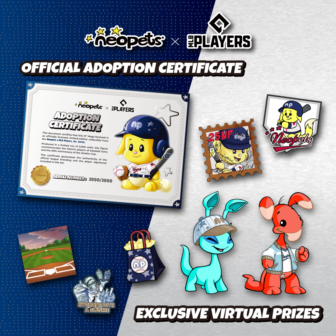 Neopets X MLBPA Mega Kacheek Figure