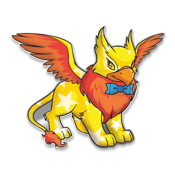 Neopets 25th Anniversary Eyrie Pin