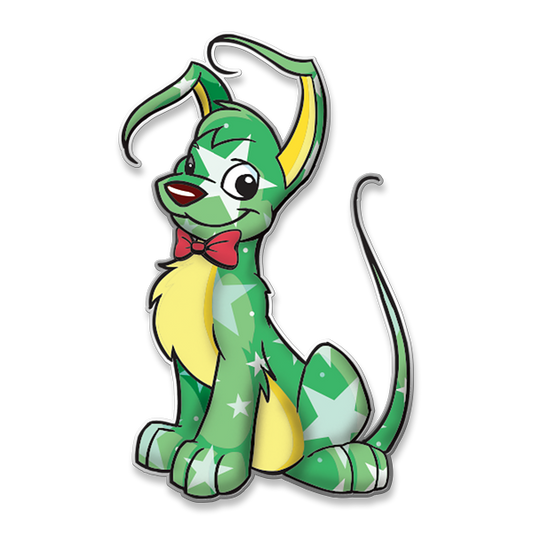 Neopets 25th Anniversary Gelert Pin