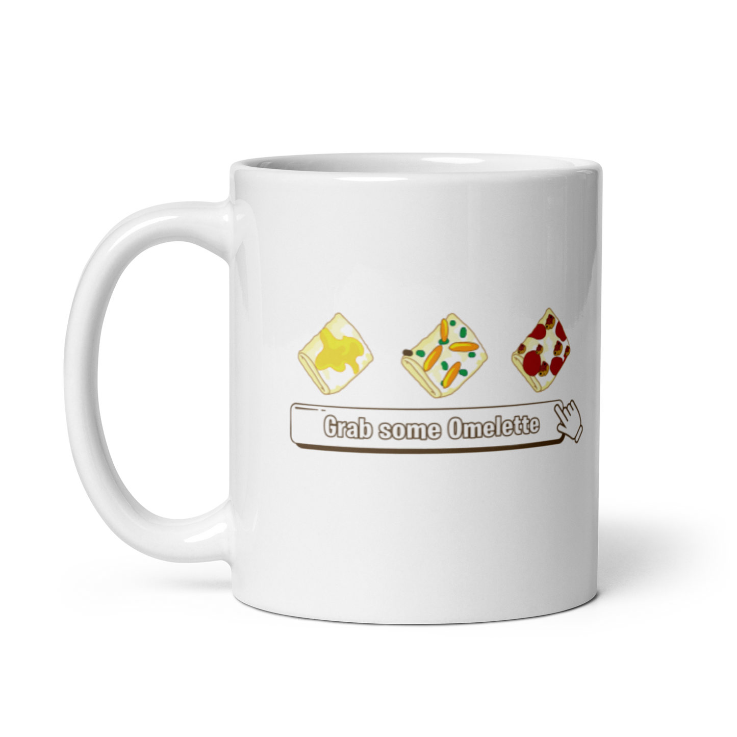 Neopets "Grab Some Omelette" White Glossy Mug