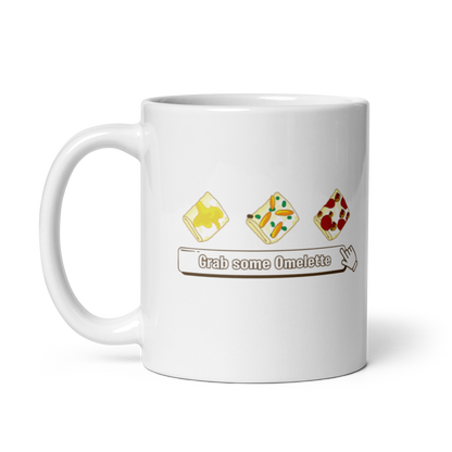 Neopets "Grab Some Omelette" White Glossy Mug