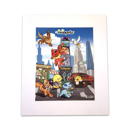 Neopets in Neo York Limited Edition Art Print (Event Exclusive)