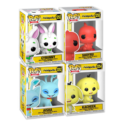 Funko Pop! Collectible Vinyl Figure (Aisha, Cybunny, Kacheek, Shoyru)