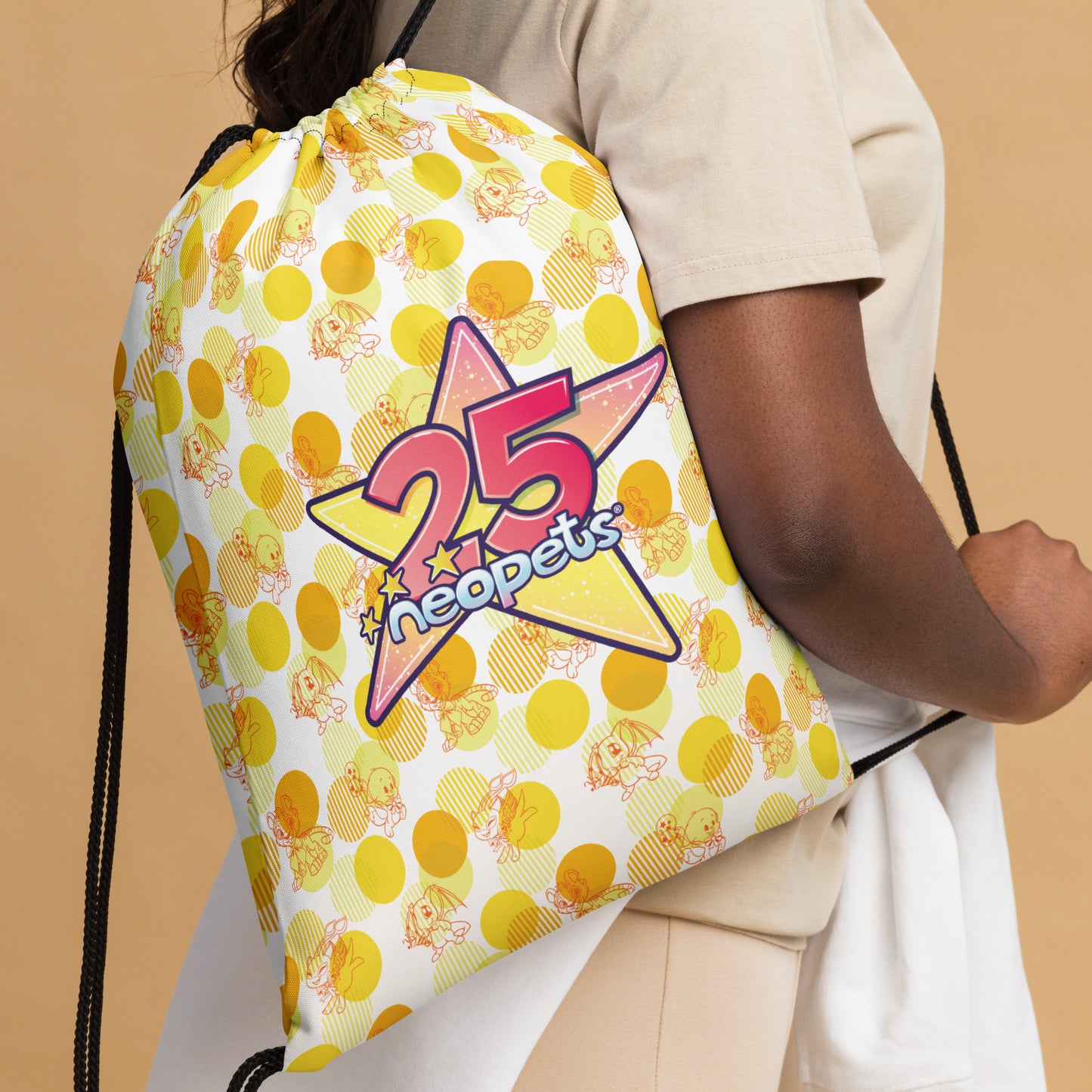 Neopets 25th Anniversary Drawstring Bag