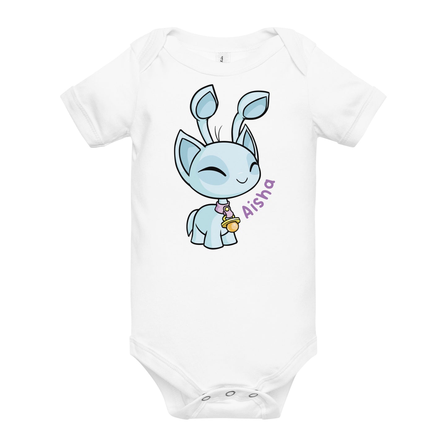 Neopets Baby Aisha Baby Short Sleeve One Piece